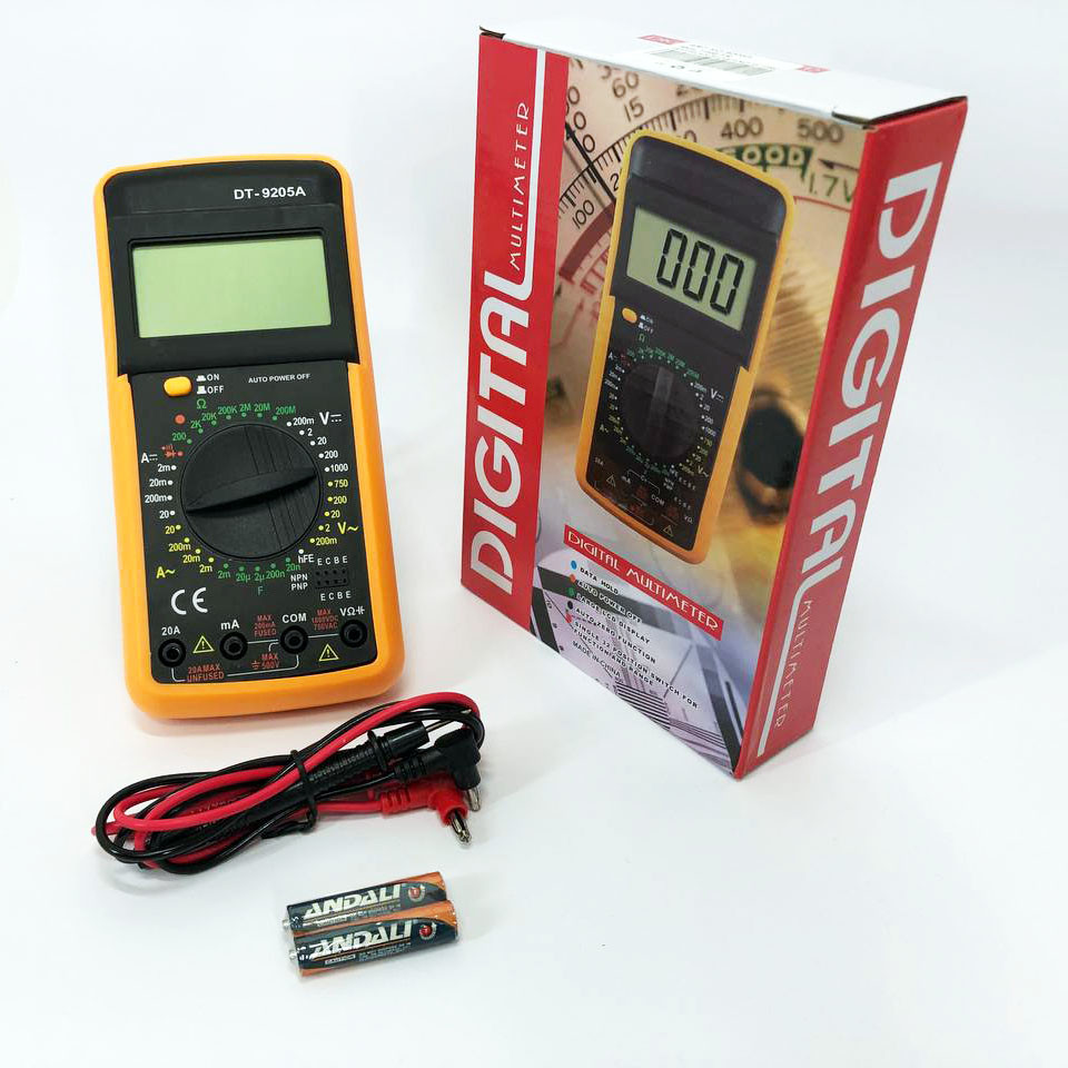 Электронный тестер напряжения Digital Multimeter DT9205A, Мультиметр для диагностики электропроводки DY-76 Львов - изображение 2