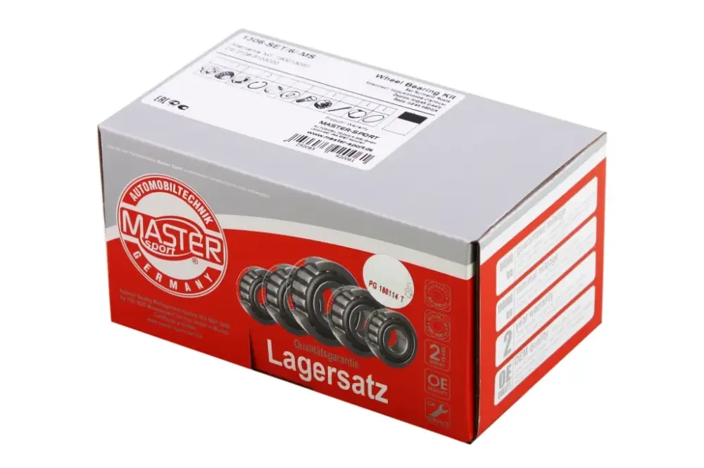 Подшипник ступицы 2108, Lanos 1.5 передний Master-Sport + 2 стоп. кольцо, гайка, колпачок Винница - изображение 2