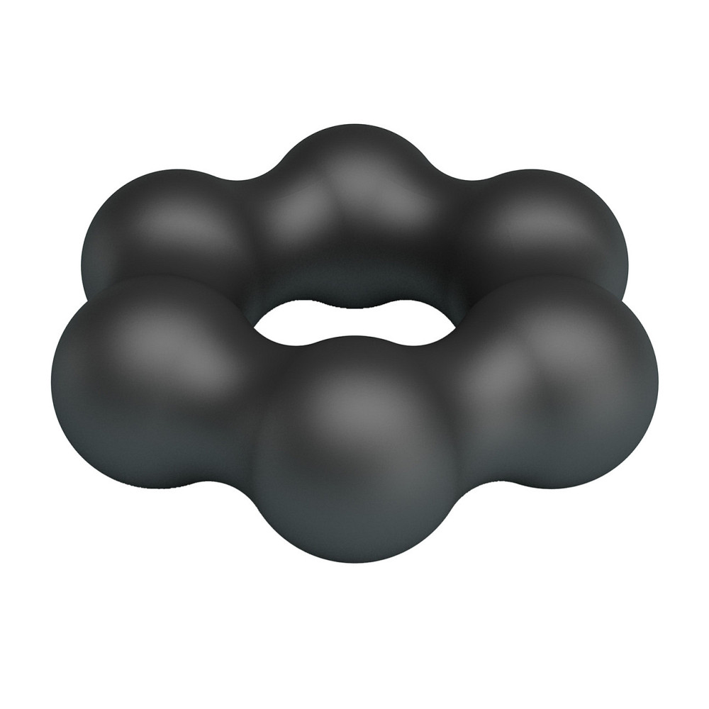 Ерекційне кільце Crazy Bull Super Soft Silicone Clauzell, чорне Sex Aura Київ - фото 5