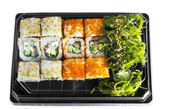 Блистер пищевой, упаковка для суши 225*150 мм с крышкой ПС-64 Павлоград