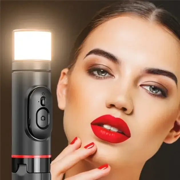 Штатив трипод для фото- и видеосъемки Q12S Трипод-Штатив з пультом Q12S Портативний штатив з LED підсвічування Одесса - изображение 4