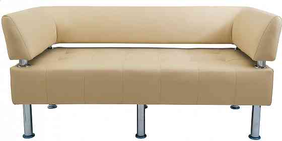 Диван Flay Office двойка со спинкой и подлокотниками 1550х650х750 Бежевый Киев