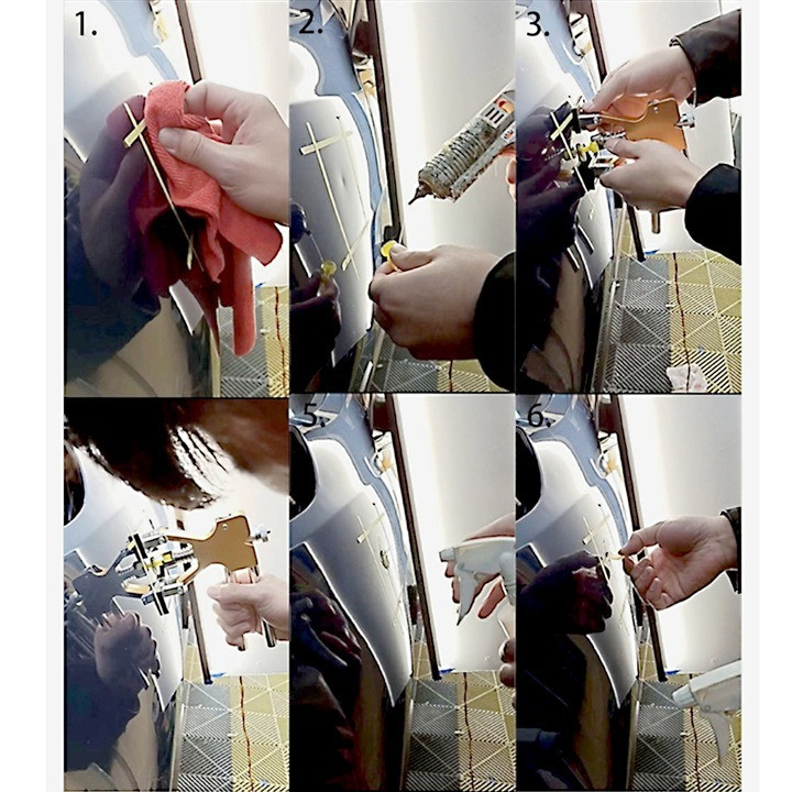 Набір для видалення вм'ятин без фарбування Kraft Dele (Польща) Київ - фото 3