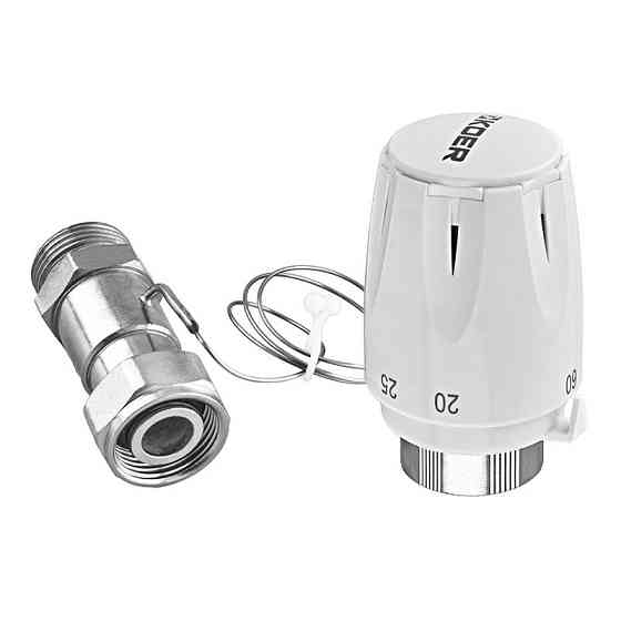 Термоголовка Koer KR.1337 - M30x1.5 з проточним сенсором (KR5219) ( 22626 ) Харьков