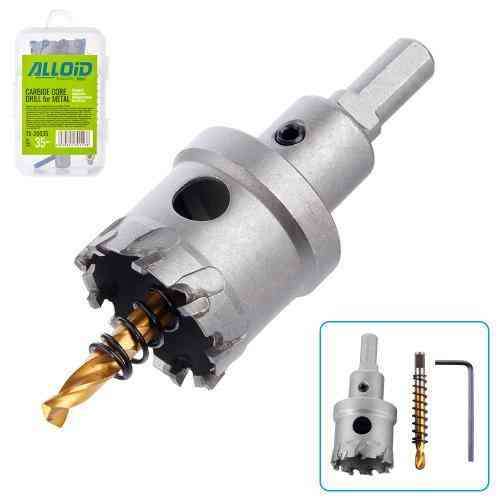 Свердло корончате твердосплавне по металу 35мм Alloid Одеса