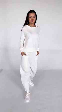 Жіночий повсякденний прогулянковий костюм двійка двонитка Одеса