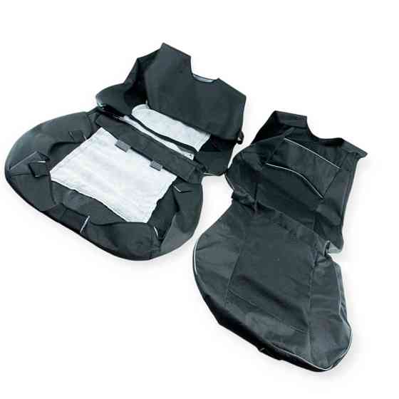 Майки 1+1 ткань (закрытый торец) черные передние Мукачево