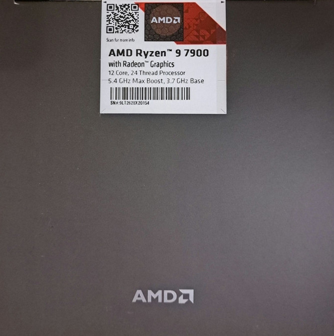 Процессор AMD Ryzen 9 7900 ( 100- 100000590BOX ) Новий !!! Киев - изображение 3