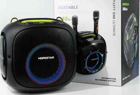 Bluetooth колонка HOPESTAR One Ultimate 240W с двумя микрофонами. Киев