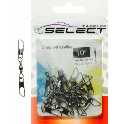 Вертлюг Select с застежкой Select SF002 size 10, 10 шт. (1870.20.93) Винница - изображение 1