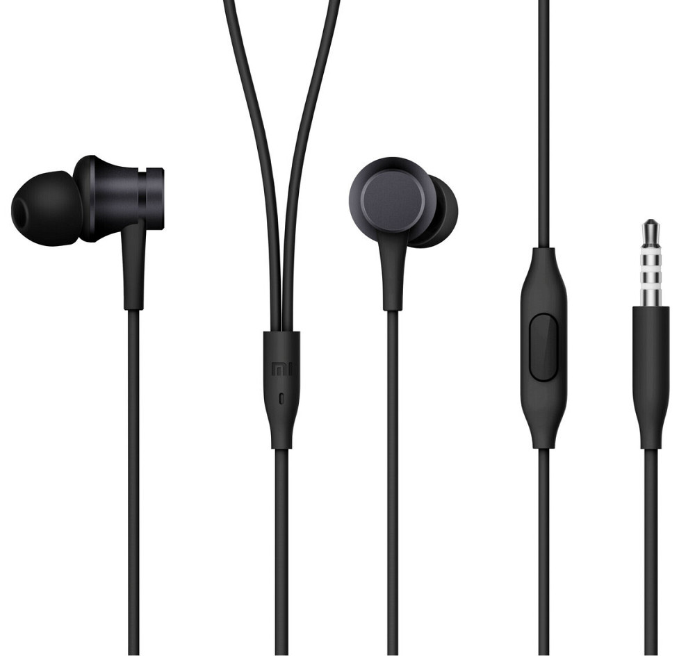 Навушники з мікрофоном Xiaomi Piston Fresh Bloom Matte Black Киев - изображение 2