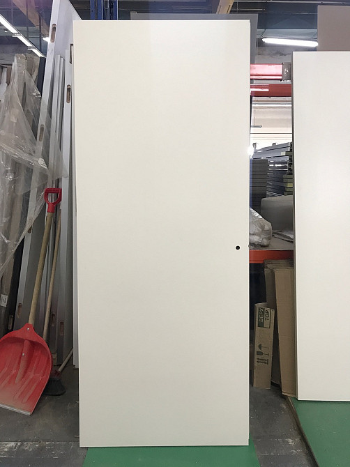 Двери экошпон, Полотно, серия PLATO (PLATO 01с) Кремовый мат. Киев - изображение 2