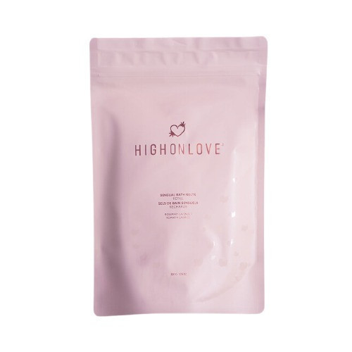РЕФИЛ Розовая соль для ванны с маслом семян каннабиса Sensual Bath Salt, 500 г HighOnLove (Канада) Sex Aura Киев - изображение 1
