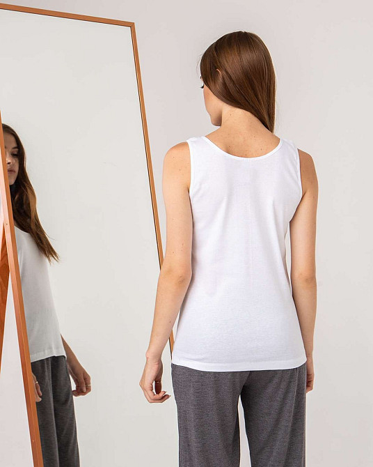 Майка жіноча широка бретель Ozkan — Бежевий 0111-3 Київ - фото 6