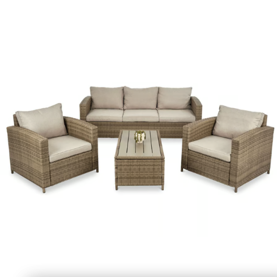 Комплект садових меблів Di Volio Veleti бежевий Київ