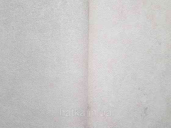 Шпалери вінілові на флізеліні гарячого тиснення DU&KA 1.06х10 вензель основа під штукатурку сірі коричневі Київ