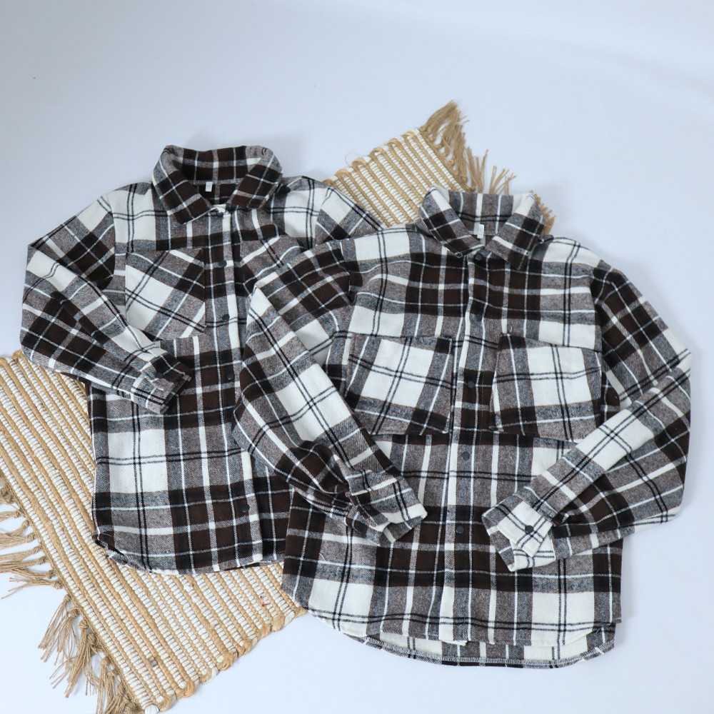 Фемелі лук парні теплі сорочки в шоколадну клинку жіноча та чоловіча 52, 52 Кам'янець-Подільський - фото 1