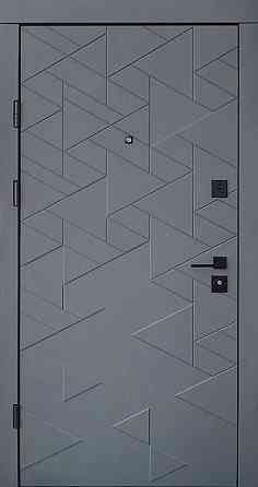 Вхідні двері Qdoors Ультра Фрост грифель структури софт біле дерево 950х2040 мм Київ