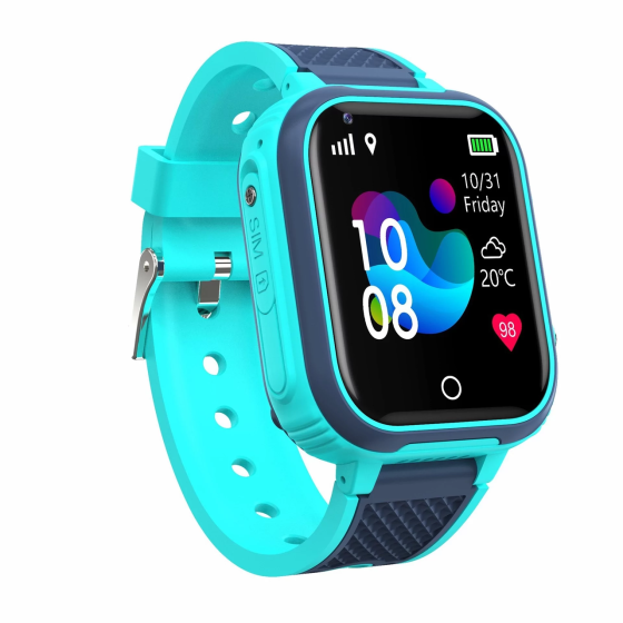 Дитячий наручний розумний годинник Smart Baby Watch LT21 з GPS Синій Вінниця