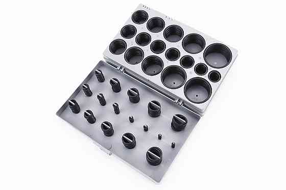 Набір манжетів 407шт різних розмірів у пластиковому боксі AT-5407 Київ