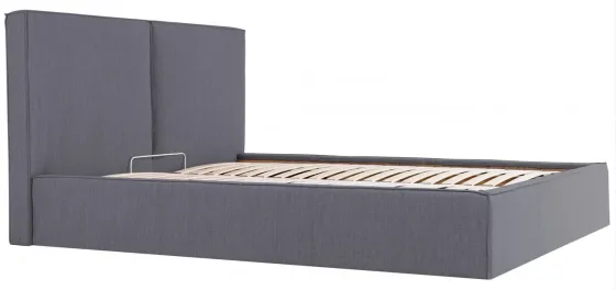 Кровать Delhi Standart 140 х 200 см Мисти Dark Grey Темно-серый Киев