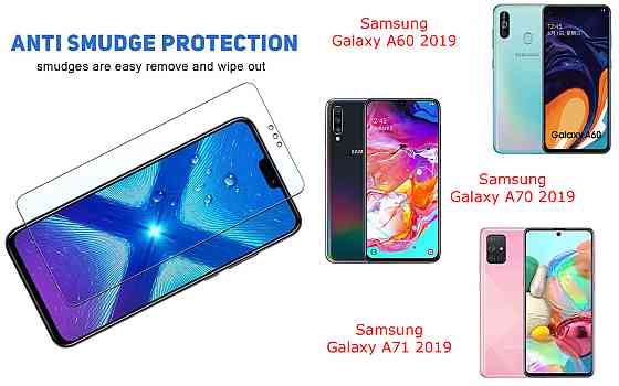 Защитное стекло NeoGlass для Samsung Galaxy A60 2019, A70 2019, A71 2019 – ультрапрозрачное и устойчивое Киев