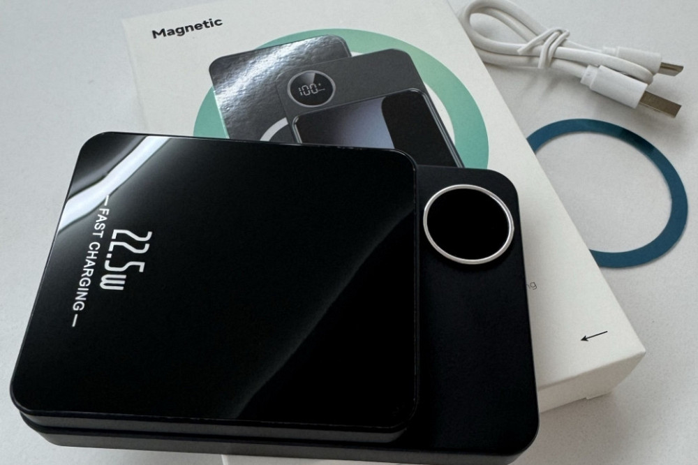 PowerBank MagSafe 10000 MAh 22,5W Q9 повербанк магсейв бездротова. Киев - изображение 3