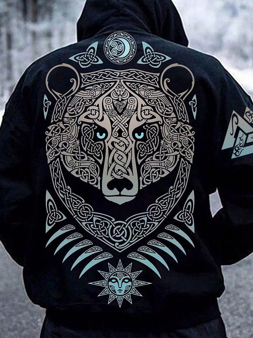 Худі, чорна толстовка чоловіча, світшот 2702804808 розмір 46 Дніпро - фото 1