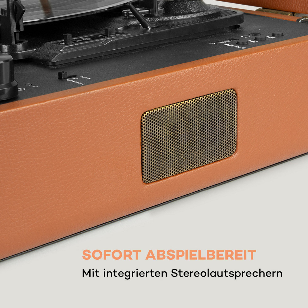 Jerry Lee BT програвач BT USB для запису та відтворення коричневий (Німеччина, читати опис) Рівне - фото 3