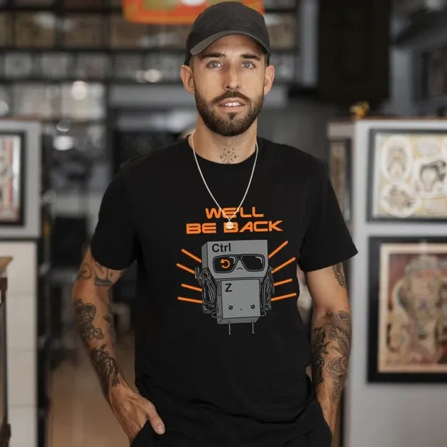 Футболка для подростка мальчика с принтом Ctrl Z Размер 160 Anime10097 Днепр - изображение 4