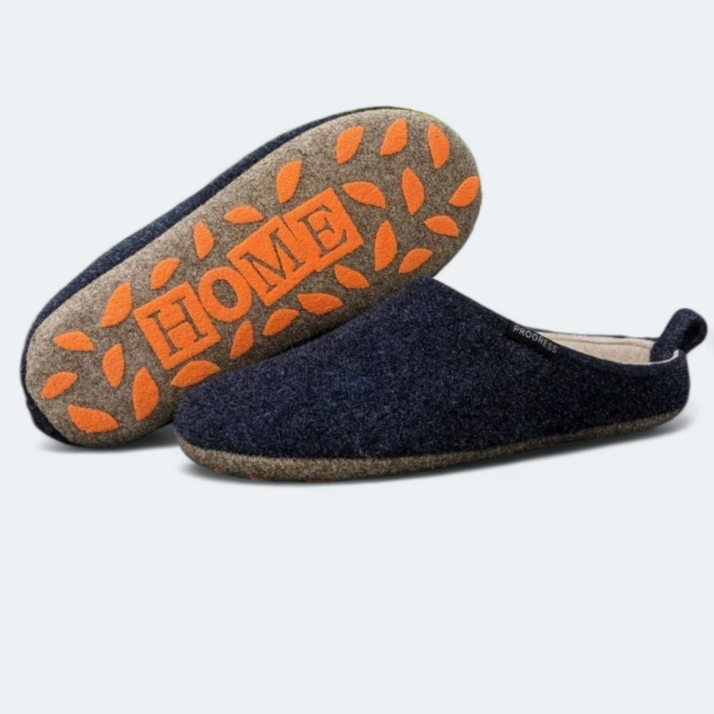 Тапочки домашние войлочние Home синие тихоходы Одесса - изображение 6