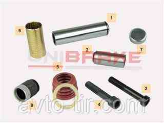 Ремкомплект суппорта Knorr SN6-SN7 полный (36*114 / 32*80) 81508226037 42541412 3434381200 K000472 Луцк