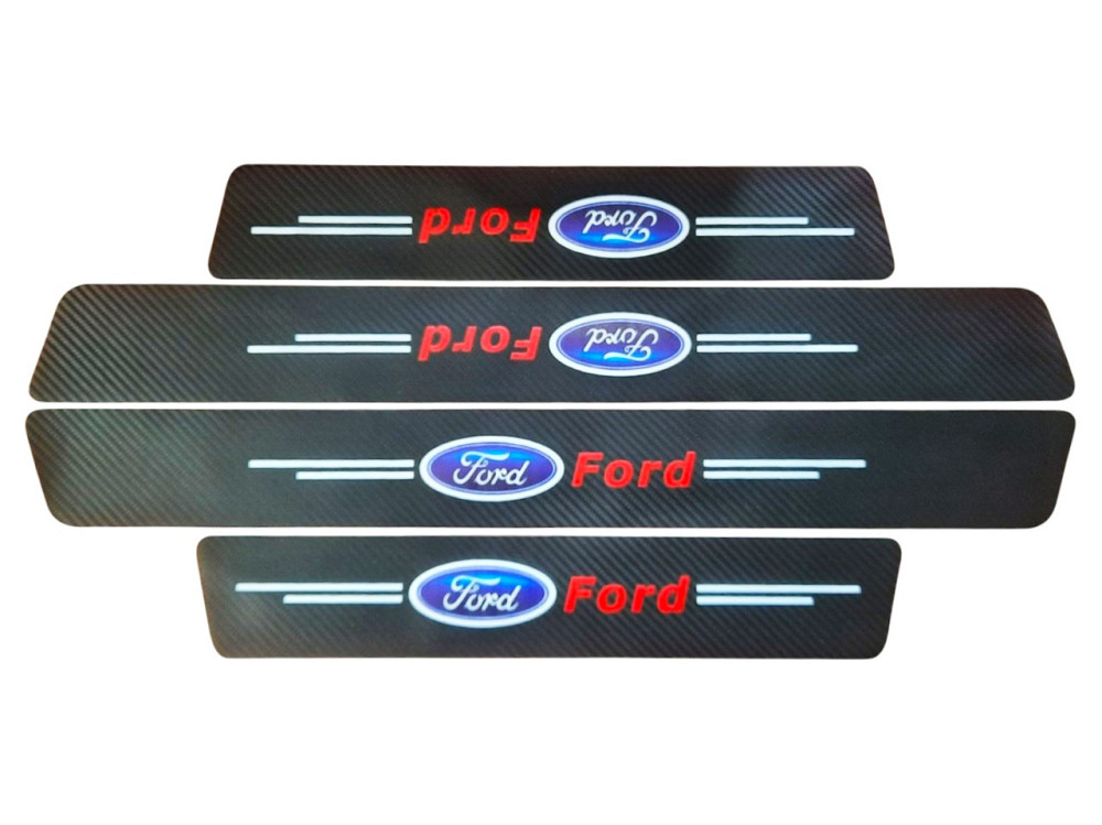 Захисна плівка на пороги Ford (карбонова стрічка) к-т 4шт Вінниця - фото 1