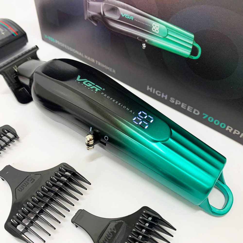 Набір для стрижки волосся на акумуляторі VGR V-935, Електронна машинка для стрижки DM-57 Івано-Франківськ - фото 9