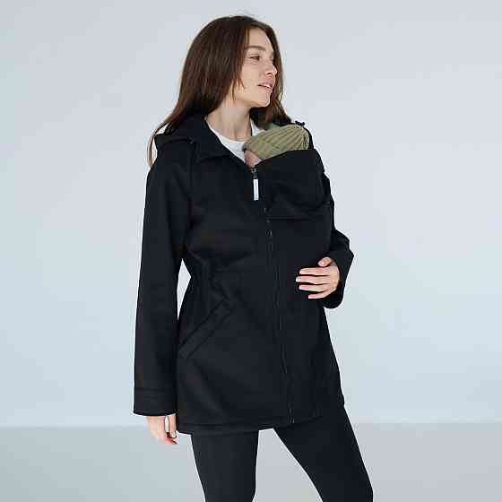 Слінгокуртка, куртка для вагітних Softshell 3 в 1 Неро Київ