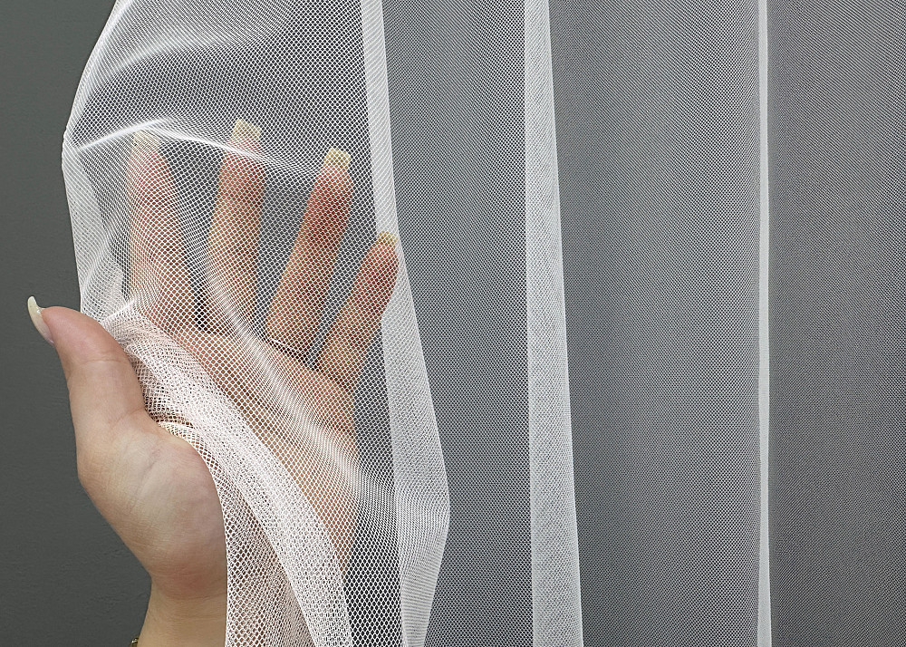 Тюль VR-Textil 1799т Грек-сітка з вишивкою та люрексом колір Білий 300х270 см (40-655) Київ - фото 5