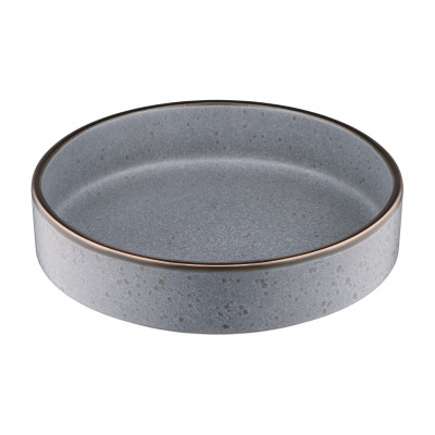 Тарілка Ardesto Fasano, 850мл, 20см, кераміка, сірий (AR0220FG) Вінниця - фото 1