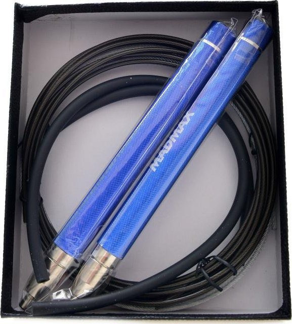 Скакалка швидкісна на підшипниках алюмінієва MadMax MFA-286 Speed jump rope Blue Кам'янське - фото 3