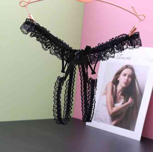 Труси з розрізом чорні унісекс - розмір універсальний, резинка до 102см Київ