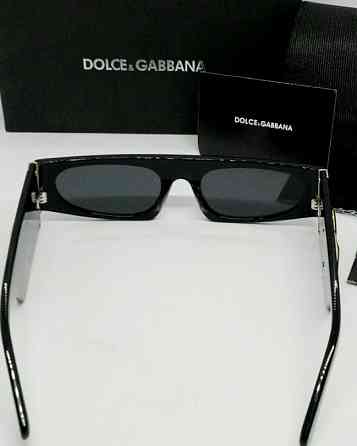 Брендовые модные узкие женские очки черные с золотым лого. Киев