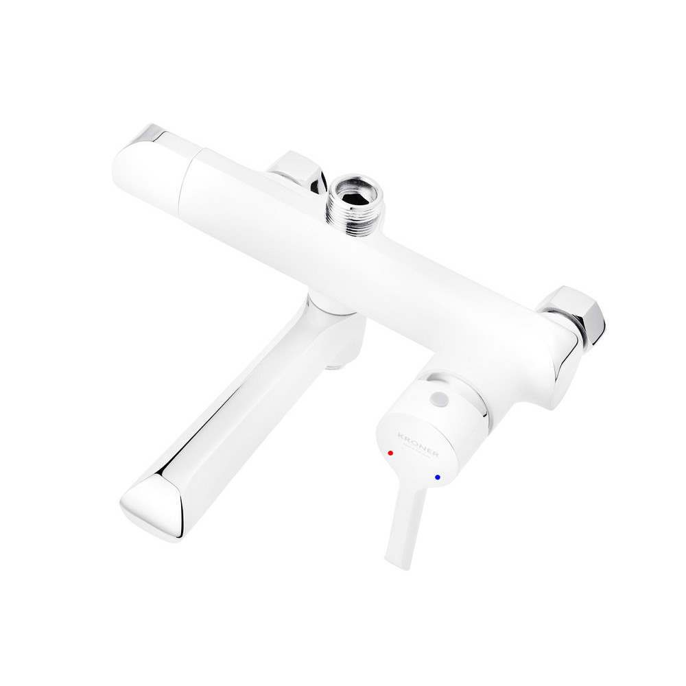 Душова система з виливом Kroner KRP Essen - W063 білий/хром Київ - фото 2