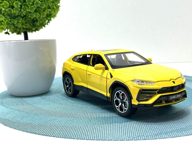Машинка металева TK Union Lamborghini Urus інерційна відчиняються двері капот багажник 1:24 Жовта (GT - 06441) Чернігів - фото 9