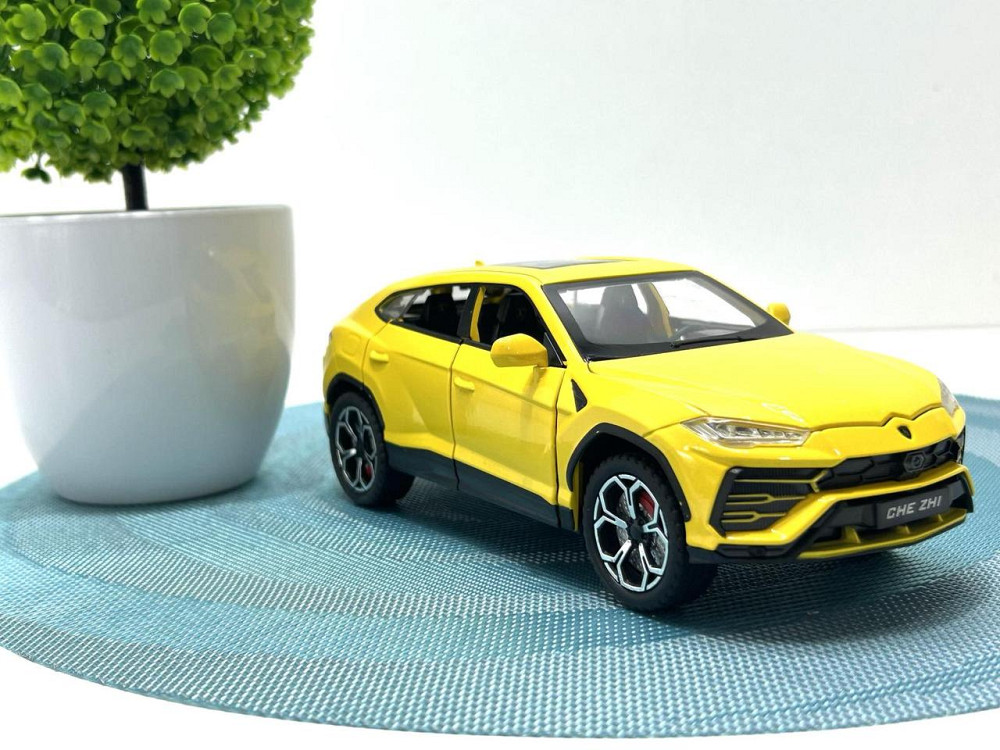 Машинка металева TK Union Lamborghini Urus інерційна відчиняються двері капот багажник 1:24 Жовта (GT - 06441) Чернигов - изображение 9