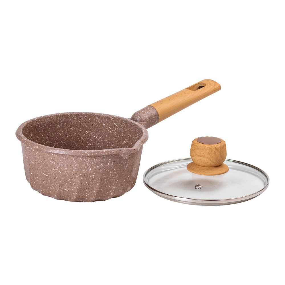 Сотейник з антипригарним покриттям 2,9 л з товстим дном Ø 18 см MGC HP-4-431CO Коломия - фото 3