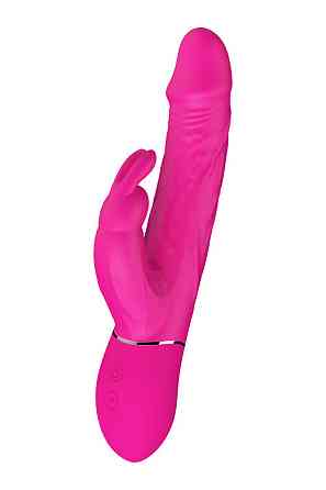 Подвійний вібратор кролик Dream Toys VIBES OF LOVE COCKY RABBIT MAGENTA Sex Aura Київ