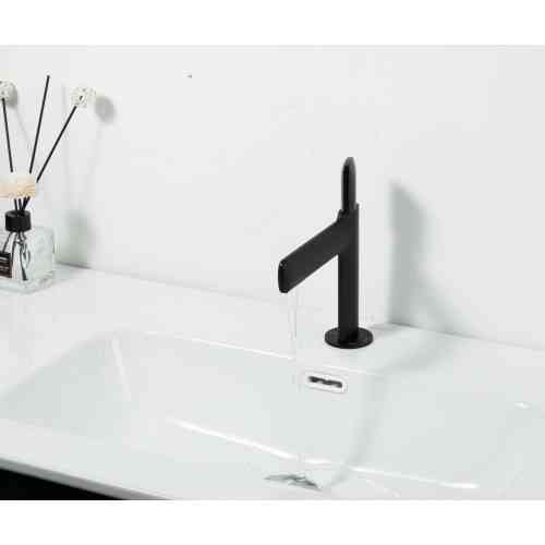 Змішувач для умивальника GAPPO G1052-86 чорний Київ