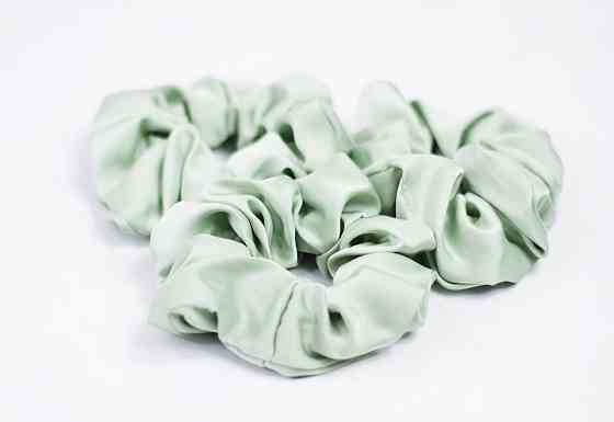 Гумка для волосся шовкова Оливковий Харків