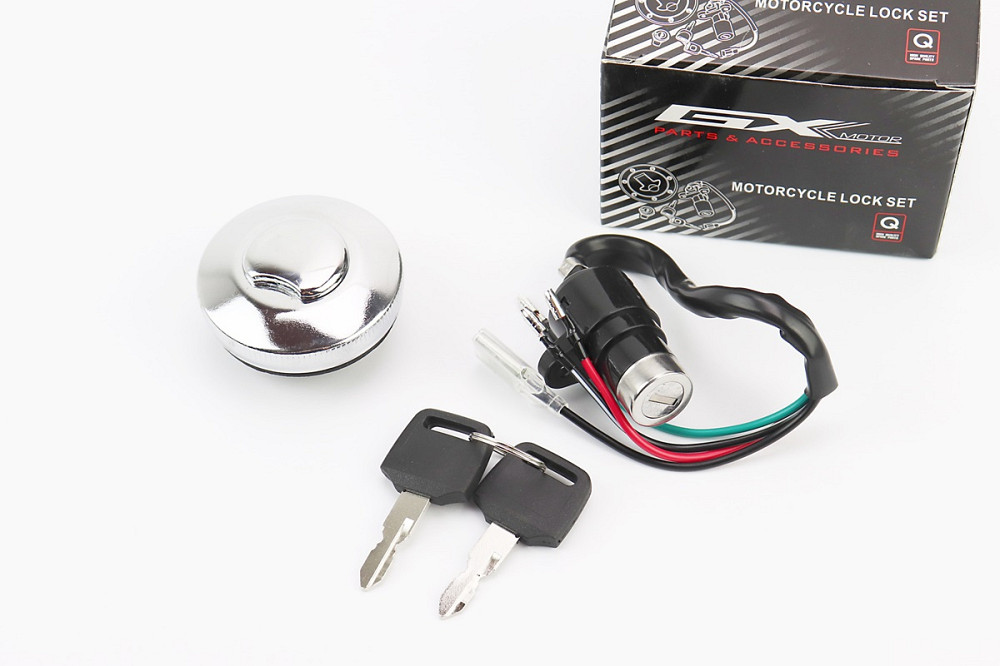 Замки комплект (запалювання, кришка бака кругла) Київ - фото 1