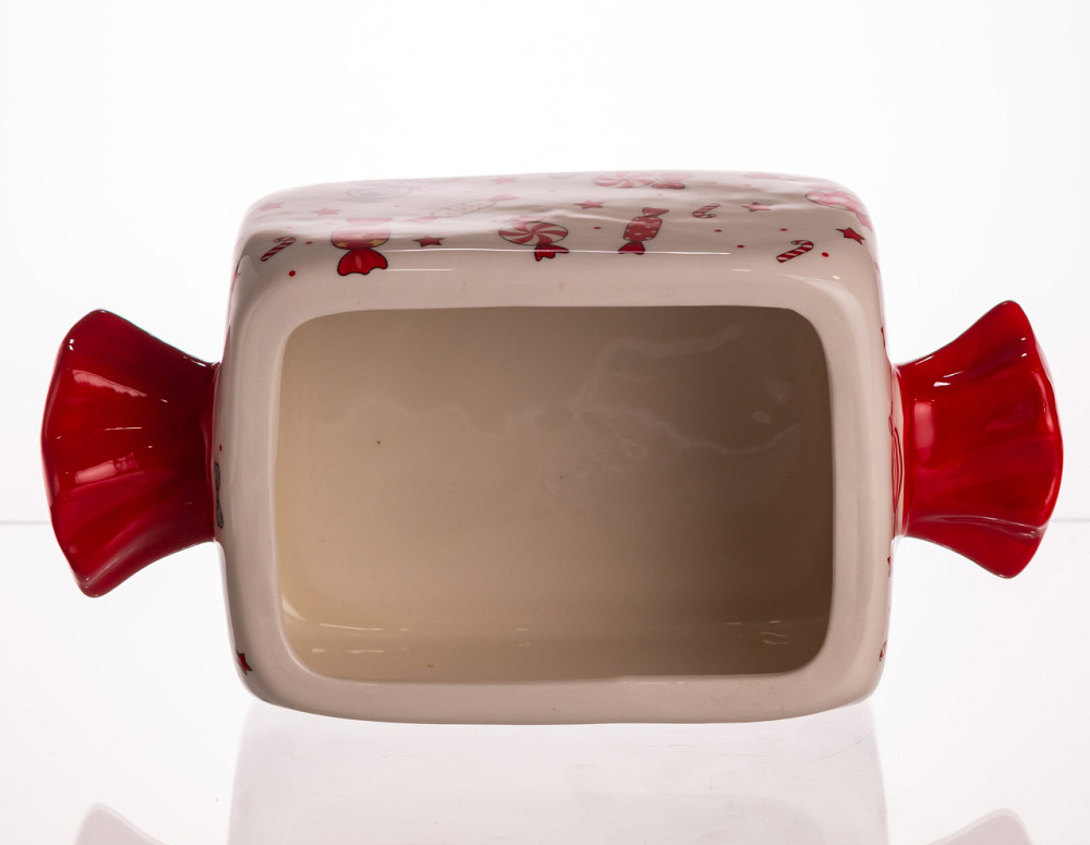 Yiwu Цукерниця новорічна порцелянова 24×11.5×8 (см) CR-1-22 Коломия - фото 5