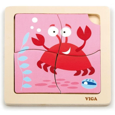 Пазл Viga Toys Краб (50146) Винница - изображение 1